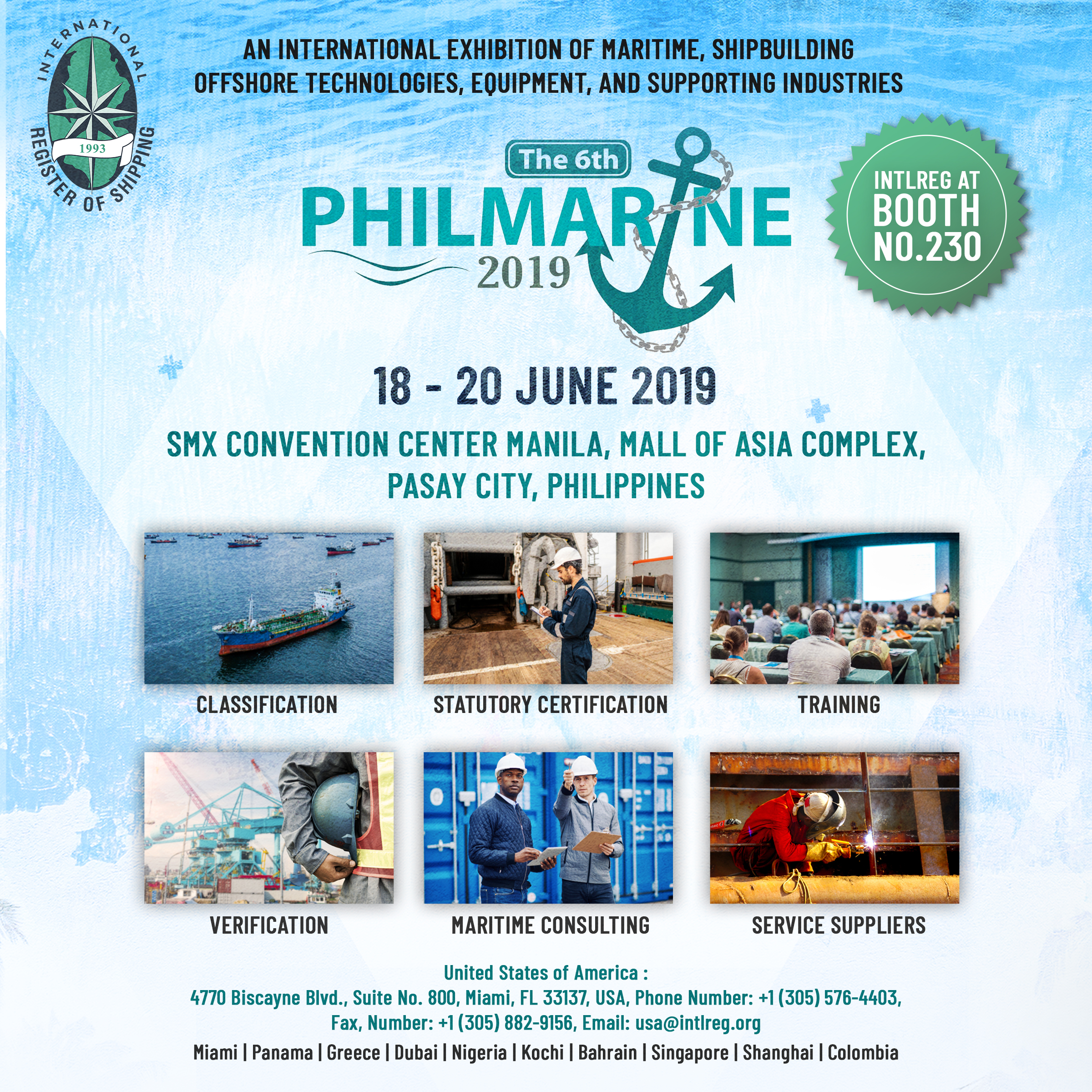 INTLREG to attend PHILIPPINES MARINE (PHILMARINE) 2019