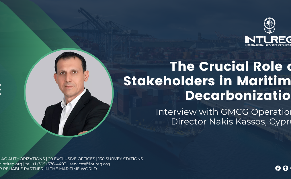 The Crucial Role of Stakeholders in Maritime Decarbonization. Interview with GMCG Operations Director Nakis Kassos, Cyprus